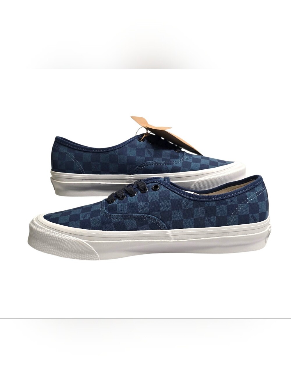 Vans Vault OG Authentic LX Checkerboard Navy Size 9.5 Men / 11 Women VN0A5FBDNVY - Picture 2 of 16